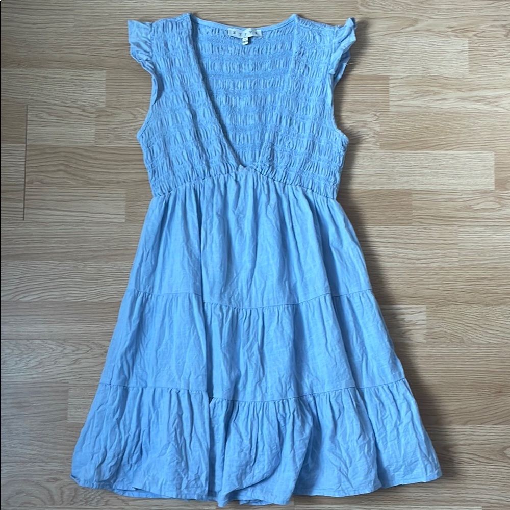 HYFVE Light Blue Smocked Dress